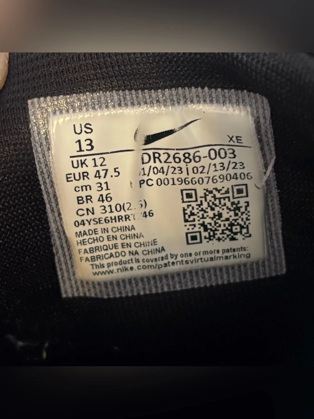 Nike React Wildhorse 8 Trail Running Shoes DR2686-003 Light Iron Ore Sulfur 13